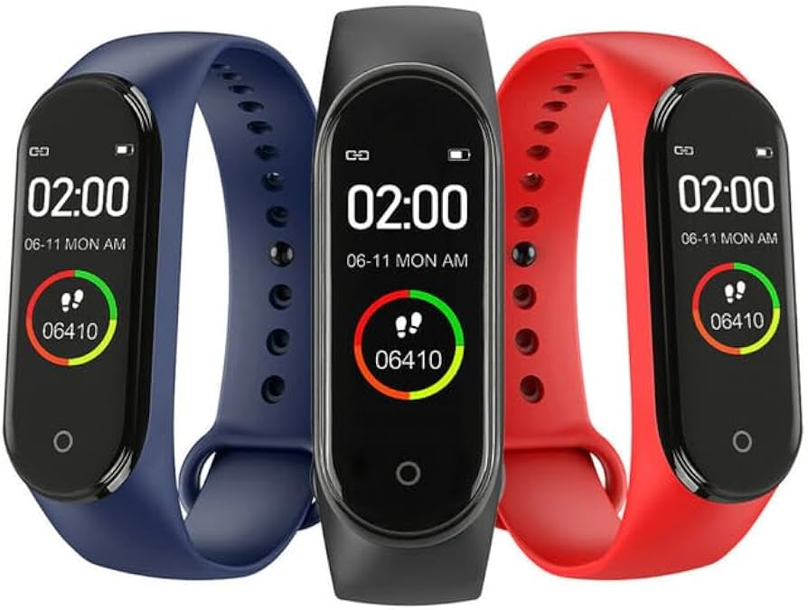 🔥 Pulsera Inteligente KIKX Band 100+ | Mide Pasos, Ritmo Cardíaco y Más