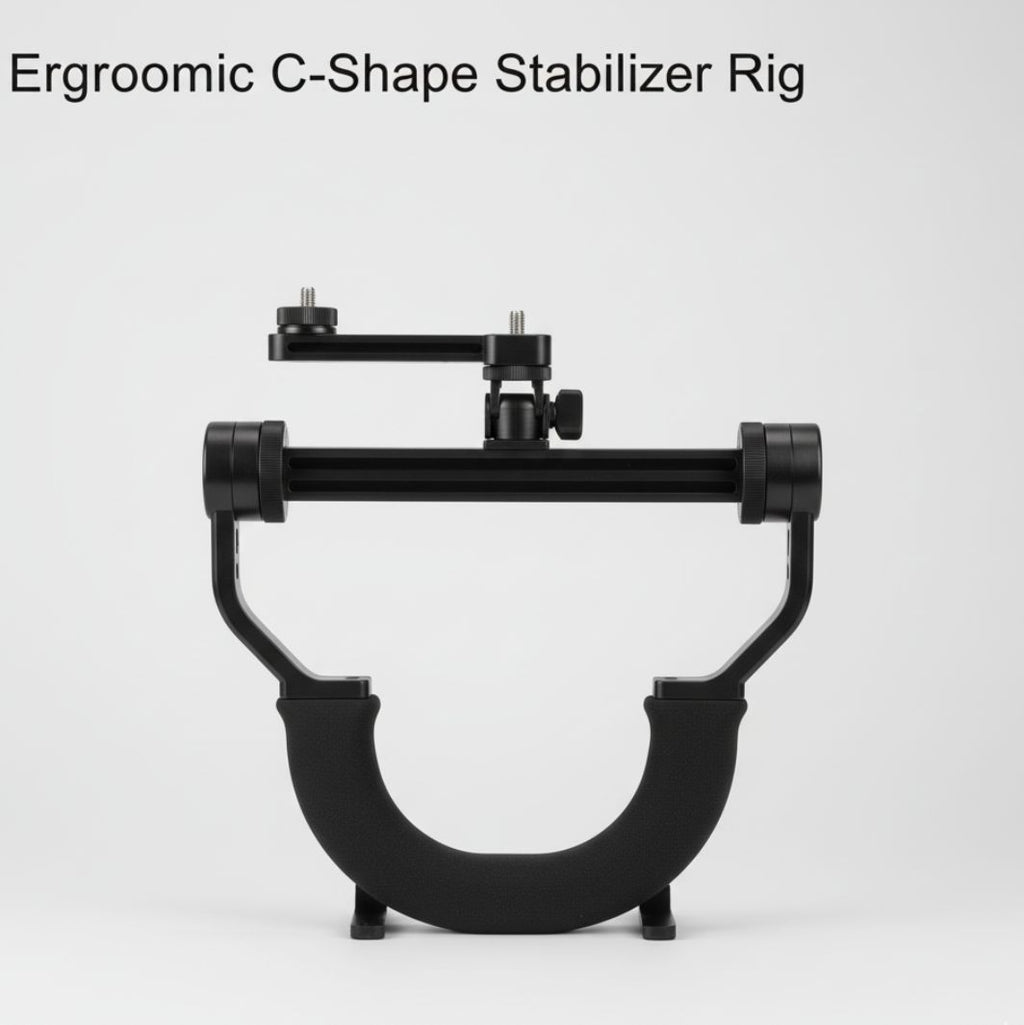 📸 Estabilizador Profesional “Video-Making” + Luz LED de 49 + Soporte para Teléfono / Cámara