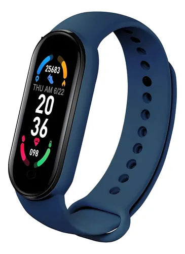 🔥 Pulsera Inteligente KIKX Band 100+ | Mide Pasos, Ritmo Cardíaco y Más