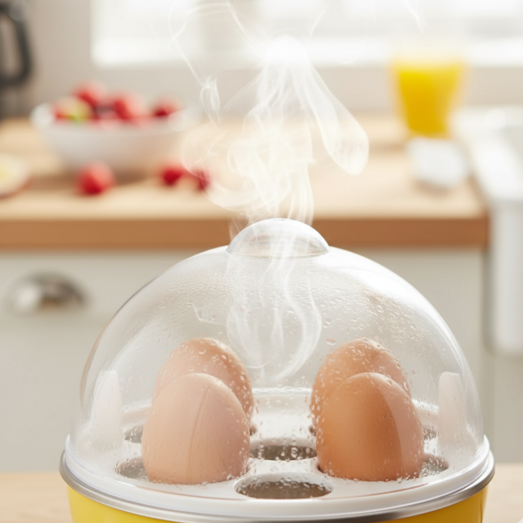Cocedor de Huevos Eléctrico 7 Huevos – Rápido, Seguro y con Apagado Automático