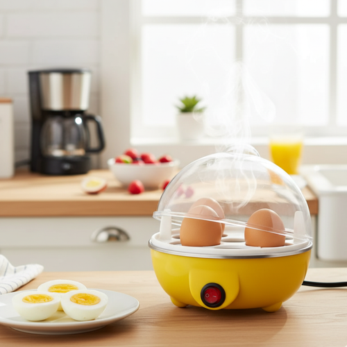 Cocedor de Huevos Eléctrico 7 Huevos – Rápido, Seguro y con Apagado Automático