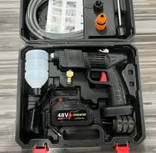 Hidrolavadora Inalámbrica 48V + 24V (2 Baterías) – 435 PSI | Potente, Portátil y Multifuncional