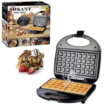 Waflera Sokany SK-114 – Haz Waffles Rápido y Fácil en Casa